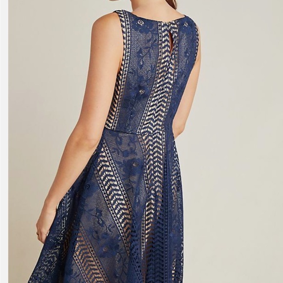 Anthropologie Lace Midi Dress - Picture 4 of 8
